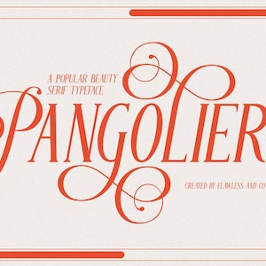 Pangoliery - Elegant,Font, Modern Font, Wedding Font, Canva Font, Procreate Font, Branding Font, Classy Font, Typeface Font, Serif Font