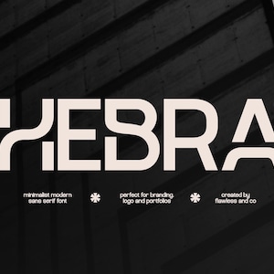 Hebra - Modern Sans Serif-lettertype, elegant lettertype, bedrijfslettertype, brandinglettertype, logolettertype, stijlvol lettertype, stijlvol lettertype, typografielettertype