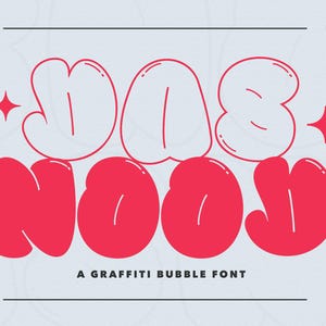 Dasnood - Graffiti Font, Bold Font, Modern Font, Canva Font, Branding Font, Logo Font, Display Font, Typography Font, Fun Font, Classy Font