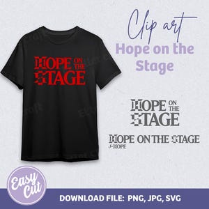 Jhope, Hope on the stage, jhope tour, Hoseok, T shirt design, army png