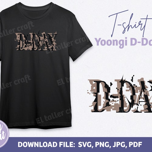Agust D Tour, D Day, Suga, Yoongi, BTS, T Shirt Design, Army Png