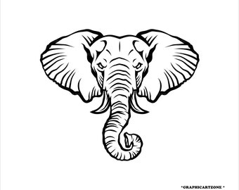 Free Free 110 Elephant Face Svg SVG PNG EPS DXF File