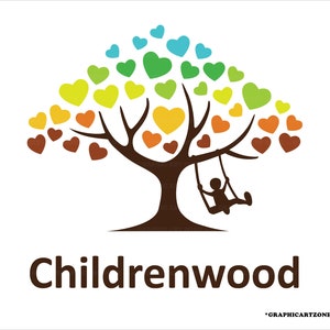 Bambini Albero Svg, Bambini Legno, Albero Svg, File Vettore, Primavera, Silhouette Ragazzo, Cornice Decorazione Parete Arte, File Clipart Tagliato, Ai, Eps, Jpg, Svg