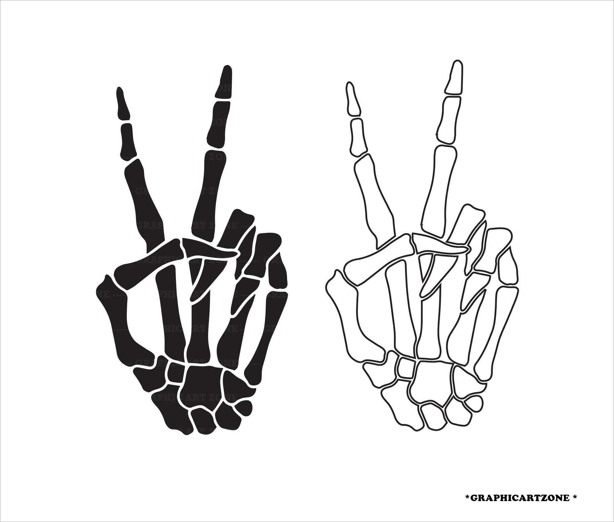 Skeleton Peace Sign, Skeleton Peace Hand, Skeleton Hand, Digital Download,  Bones of Human Svg, Peace Hand Svg, Skeleton Hand Svg, Eps, Png - Etsy New  Zealand, image size:2000x1700