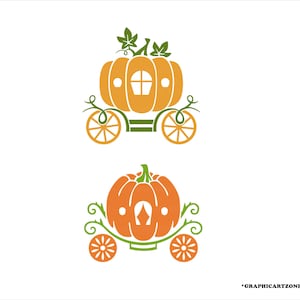 Cinderella Pumpkin Carriage Coach, Pumpkin Carriage, Princess Cinderella Carriage SVG, Cinderella&#39;s coach Svg, Princess Carriage Frame SVG