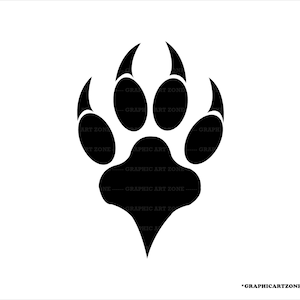 Wolf Svg, Wolf Paw Svg, Wolf Svg Shirt,  Wolf Svg For Cricut, Wolf Paw Print, Wolf Paw, Wolf Silhouette, Animal Svg, Eps, Png, Svg, Ai, Jpg