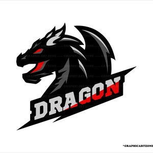 Dragon Svg, Pliki dla Cricut, Dragon Head Svg, Koszulka Dragon, Dragon Vector Svg, Png, Eps, Svg, Ai, Jpg