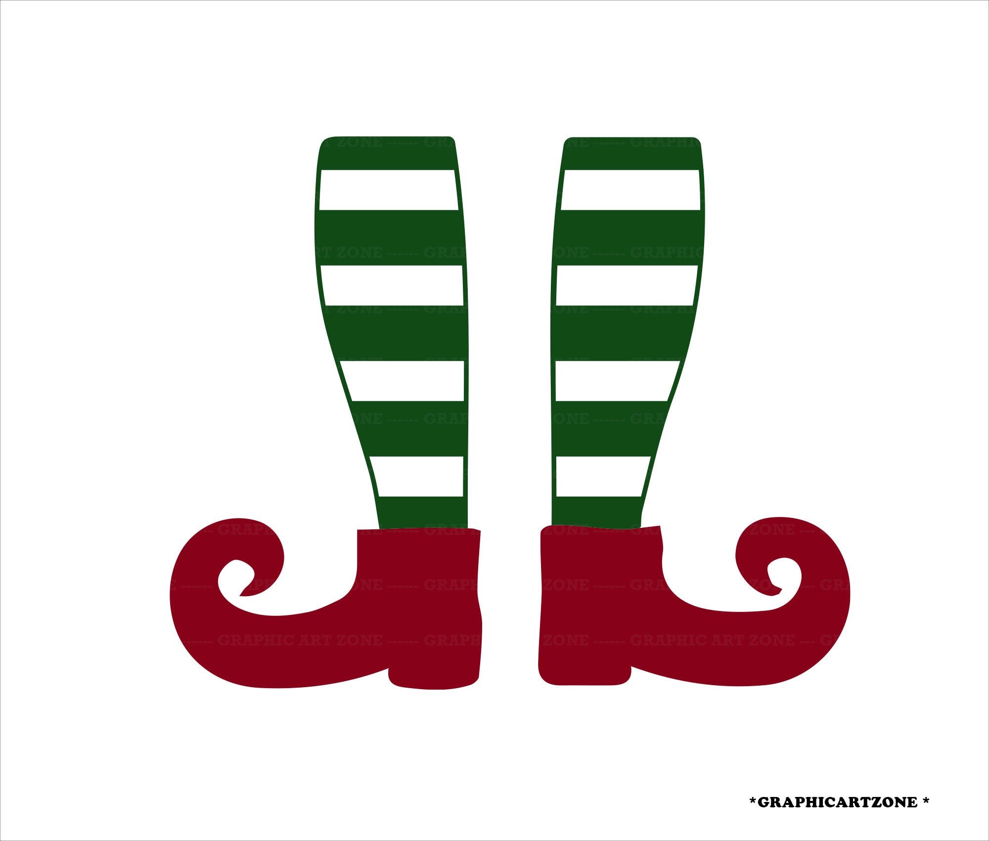 Elf Legs Svg, Cut Files for Cricut, Christmas Svg, Monogram Frame Svg