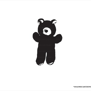 Teddy Bear Svg, Bear Svg, Cute Bear Svg, Bear Cut Files For Silhouette, animal svg, Teddybear svg, Ai, Svg, Png, Eps