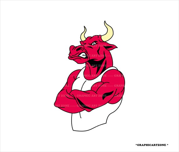 Chicago Bulls Logo Svg Bull Head Svg Bull Svg Chicago Bulls Etsy