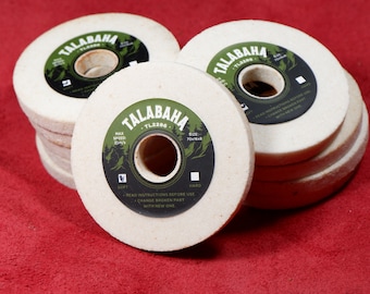 Set 3 Stück Schleifstein für Skiving Machine (D1xD2xH=70x16x8mm #60).