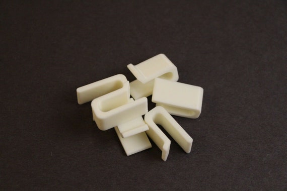 Cast Iron Pot Protector White Plastic Clips Cast Iron Made to Fit LE  CREUSET STAUB 