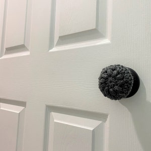 Modern Door Knob Covers, Floral Design 10 colours image 6