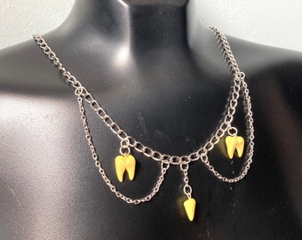 Handmade Teeth Chain Necklace
