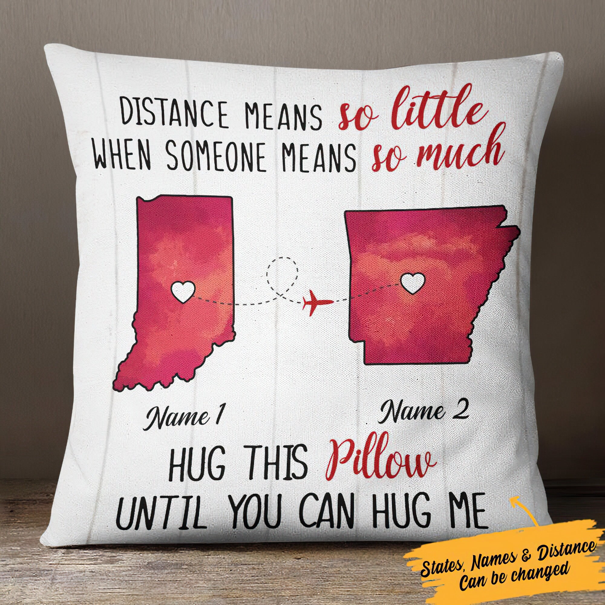 hug this until you can hug me pillow