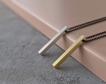 Pavé Circle & Bar Lab Diamond Lariat Necklace in 14K Gold – Nuit D'or