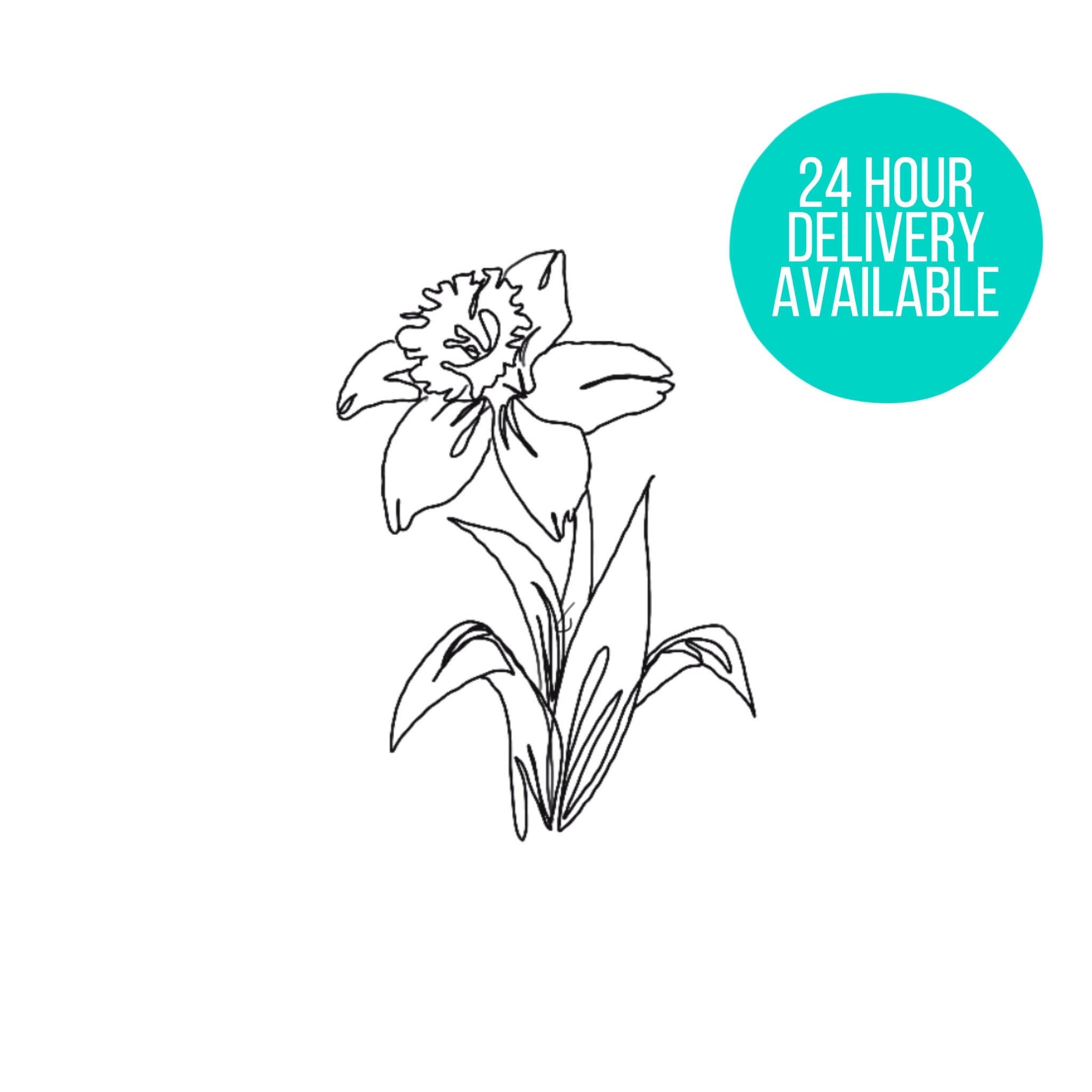 Geburtsmonat Blume Tattoo Linie Zeichnung Minimal Design Etsy