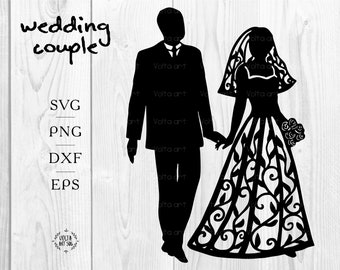 Download Wedding Couple Svg Etsy