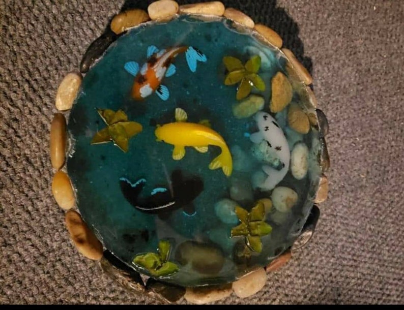 Epoxy Koi Fish Ponds artificial Etsy