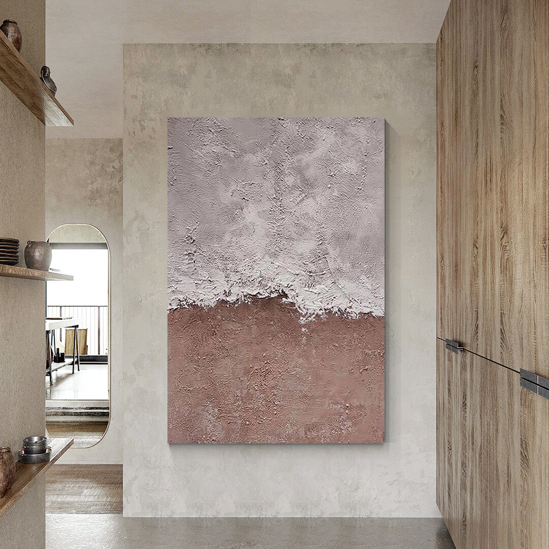 Textured Abstract Painting: Large Wabi Sabi Canvas Art - Etsy