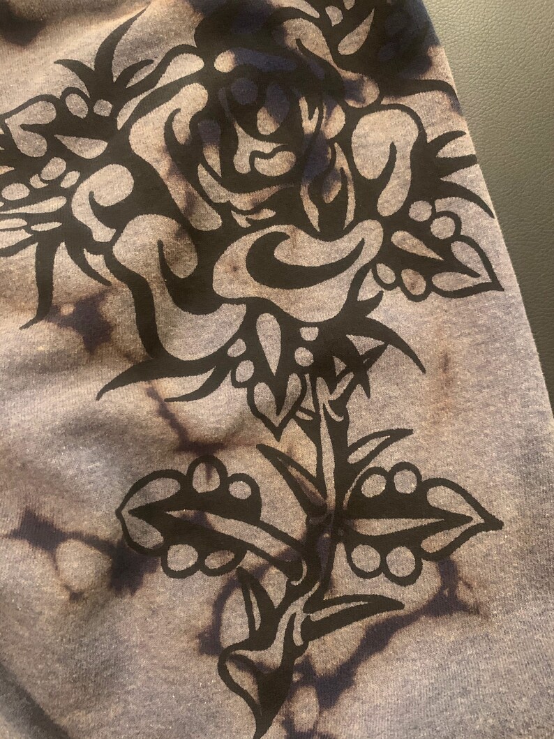 M Bleached Rose Sweatpants Large