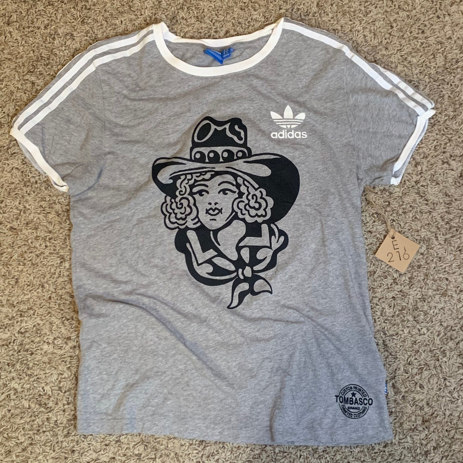 Adidas x Cowgirl kleine T-Shirt E216 | Etsy