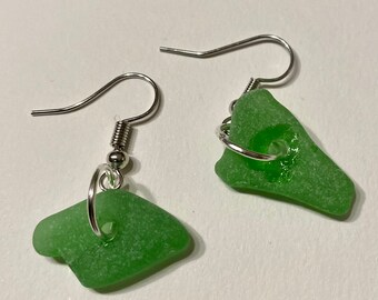 Lake Superior Beach Glass Earrings