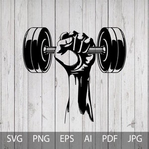 Dumbbell Svg, Barbell Svg, Dumbbell ClipArt, Dumbbell Cricut, Cut File,Weightlifter SVG,Crossfit SVG,Instant Download,Weight Lifting Svg,Png
