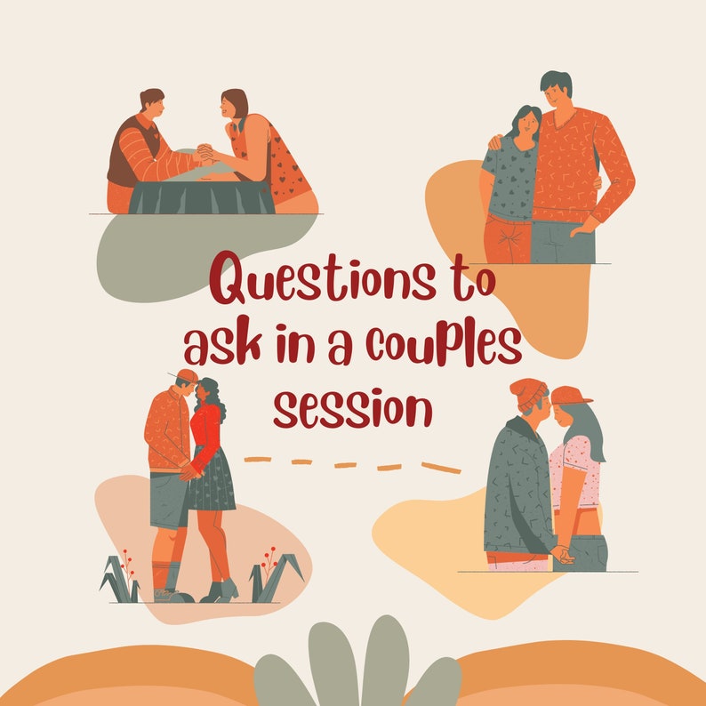Couples Counseling Questions, Therapy Questions for Couples, Marriage ...