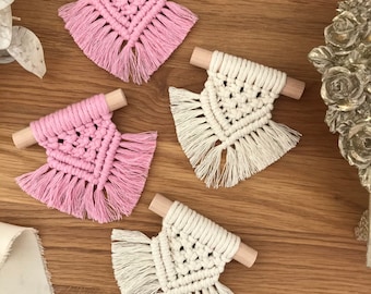 Auto Diffusor / Makramee Auto Anhänger / Diffusor / Auto Anhänger / Rückspiegel Anhänger / Mini Makramee Aufhängung / Spiegel Anhänger / Boho Auto Dekor