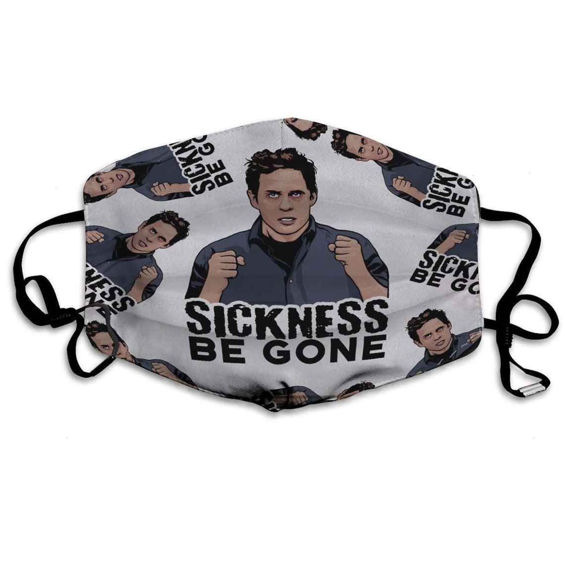 Sickness Be Gone Funny 3 Layer Face MaskAdult | Etsy