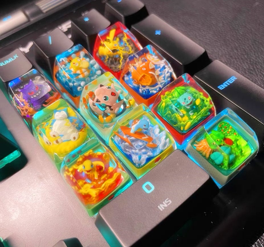 Handmade Pokemon Charmander KeycapAnime Keycap for Mechanical Etsy