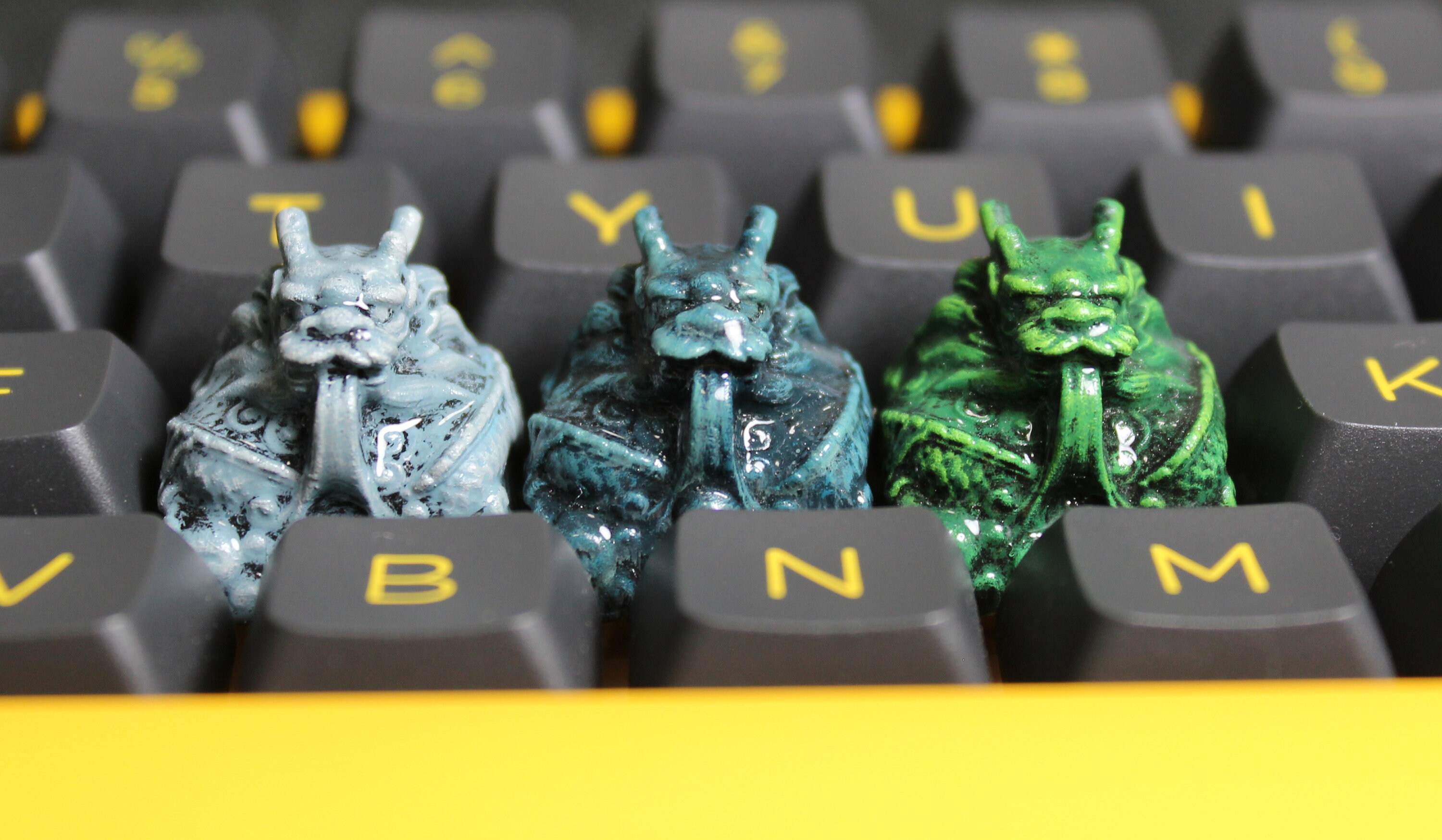 Keycap dragón hecho a mano para teclado mecánico Etsy