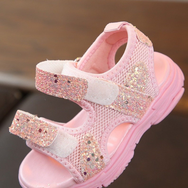 Summer baby girl shoes Mesh Bling Sequins