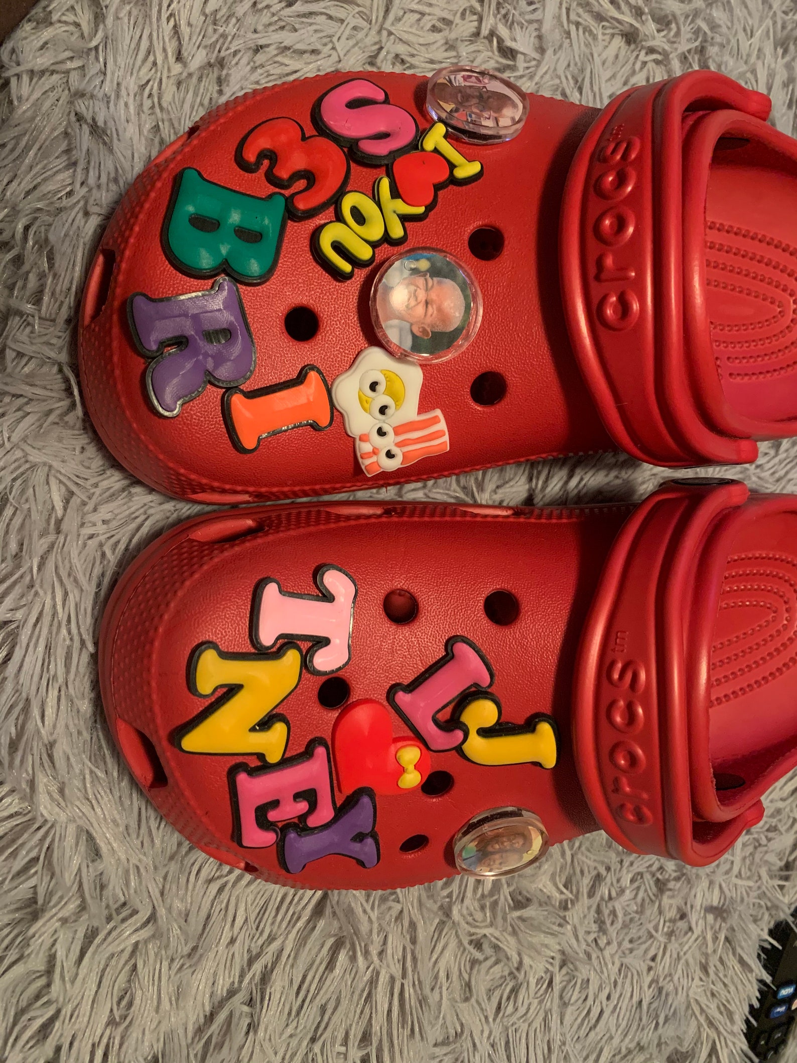 comme des garcons croc charms