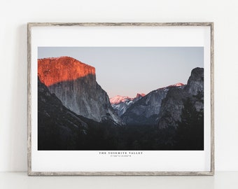 The Yosemite Valley - 18x12 Landscape Print
