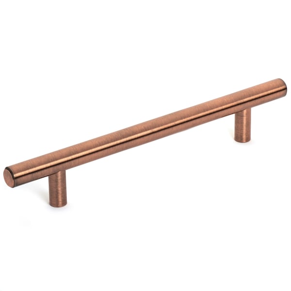 Diversa Antique Copper Euro Style 5" (128mm) Cabinet Bar Pull