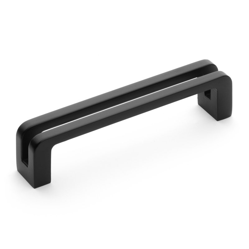 Matte Black Drawer Pulls Etsy