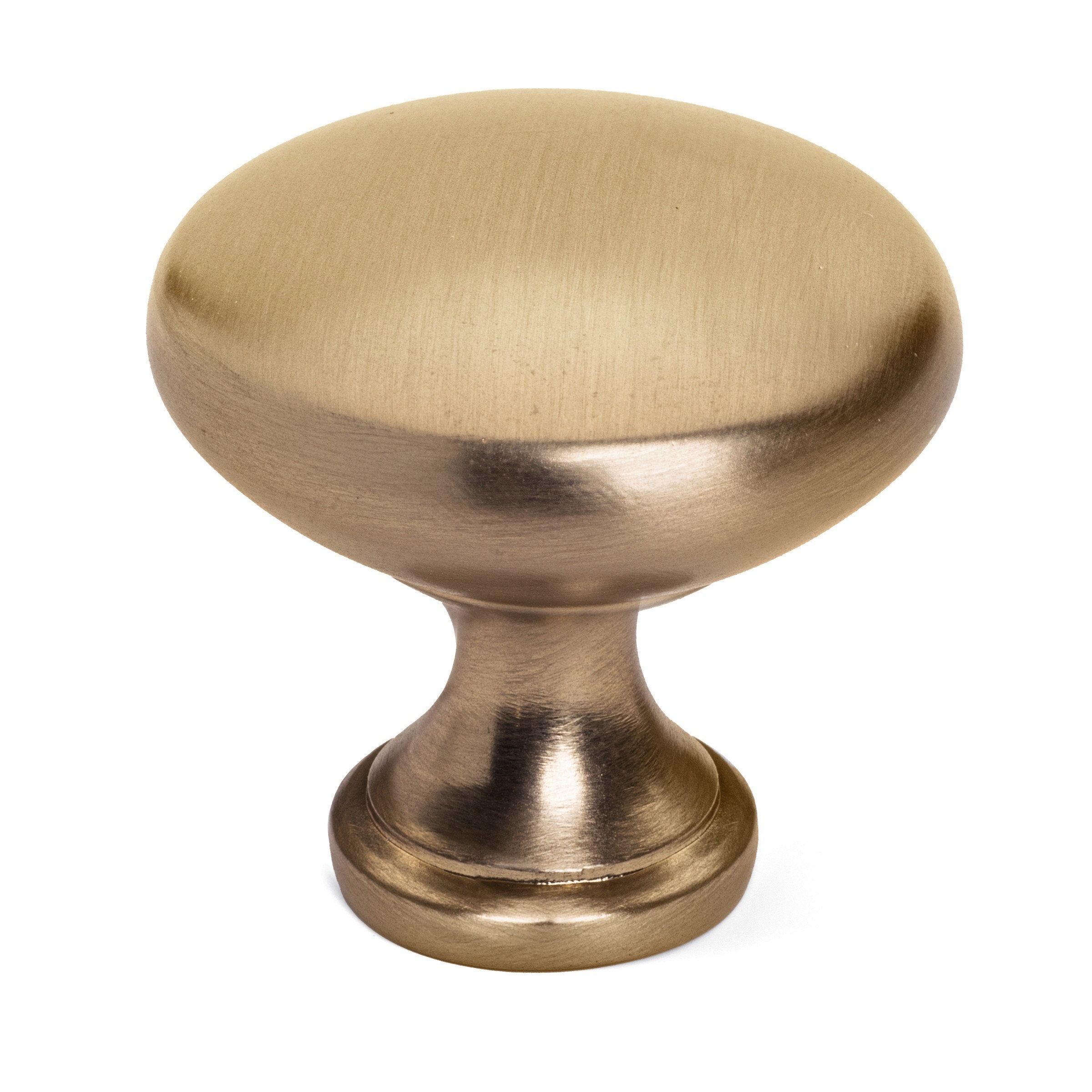 Solid Brass Fingerprint Knobs Gold Round Cabinet Knob Golden