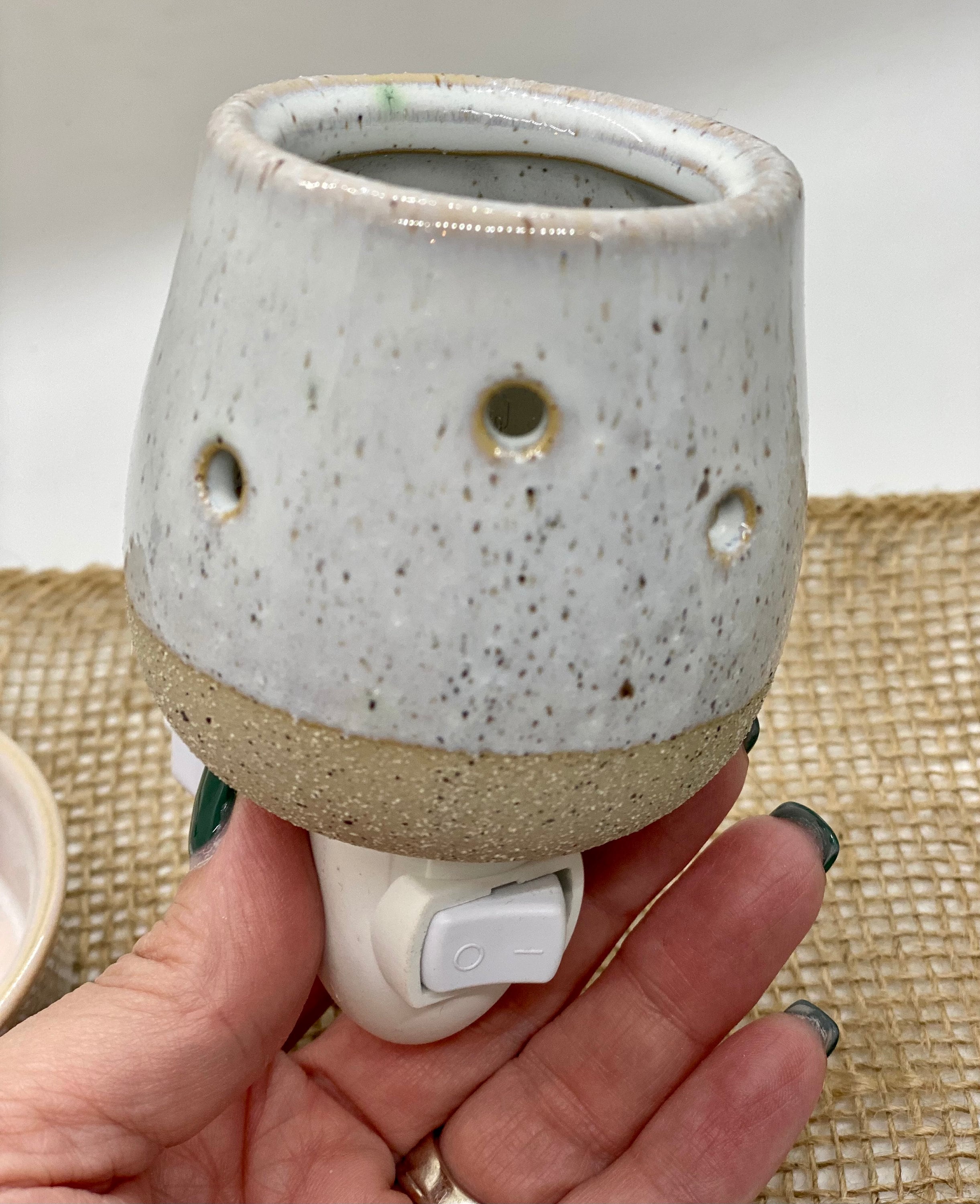 Rustic Pluggable Wax Melt Warmer with Homemade Soy Wax Melts Etsy