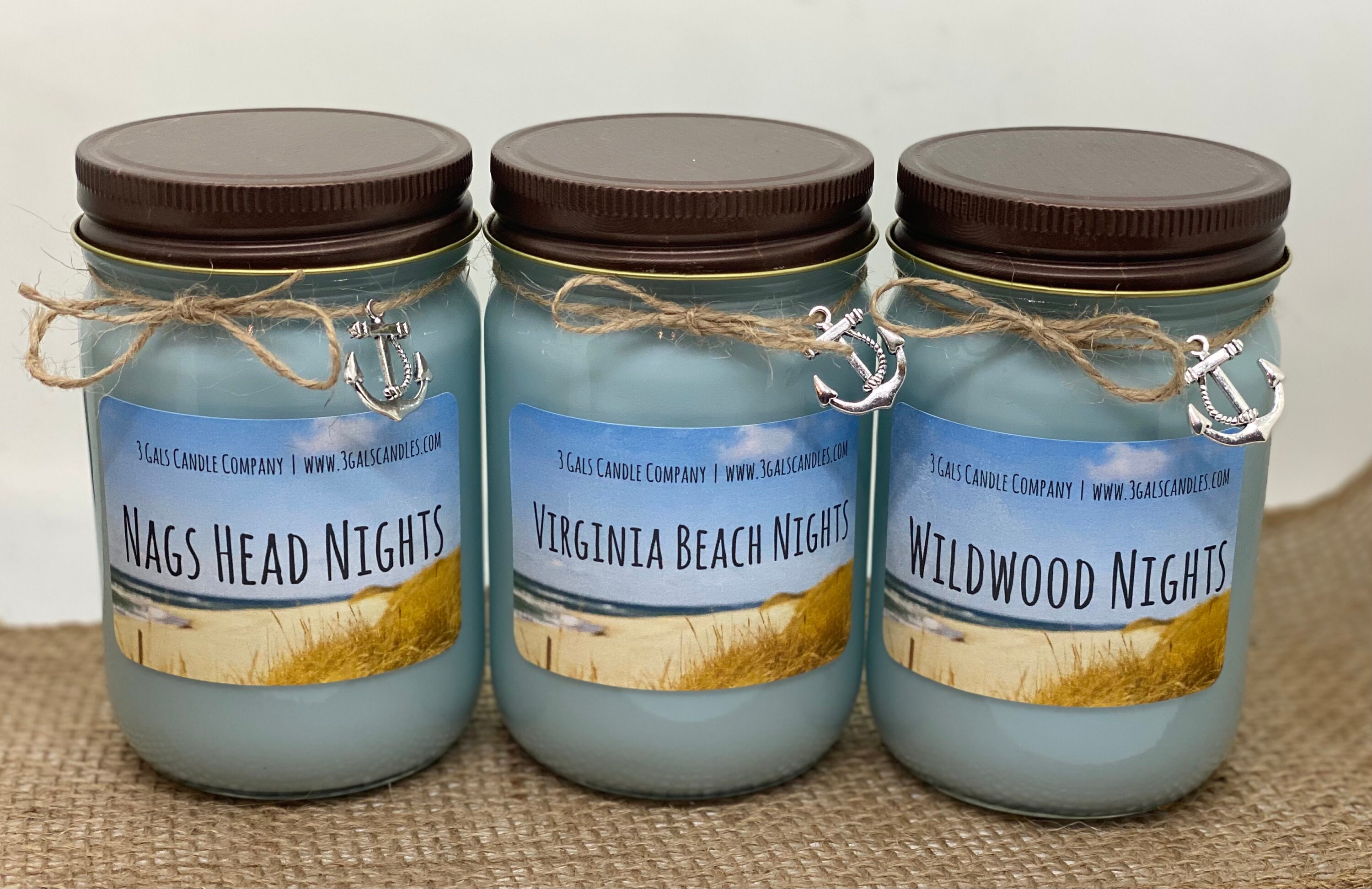 VIRGINIA BEACH NIGHTS Soy Wax Candle in 12Ounce Mason Jar Etsy