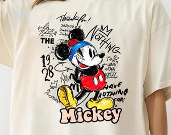 Mickey Mouse Vintage Tee, Mickey Mouse 1928 Shirt, Mickey Mouse Design, Disney Fans Shirt, Mickey Shirt for Adults DS35