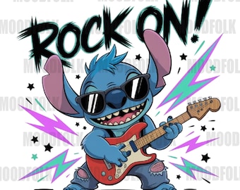 スティッチ ロックオン PNG デジタルファイル | ディズニー スティッチ