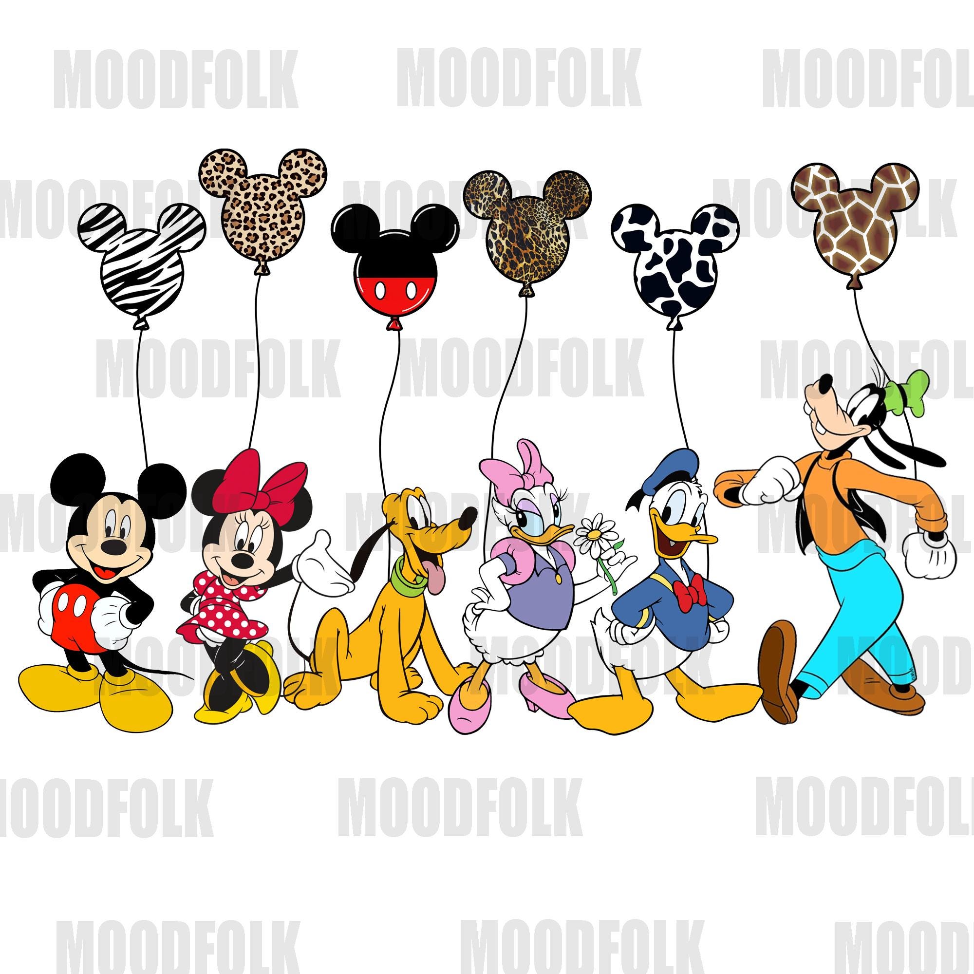 2000年限定ミッキー　ミニー　ドナルド　デイジー　ぐーふぃー　プルート　絵皿 il_fullxfull.7094179556_4ocr.jpg