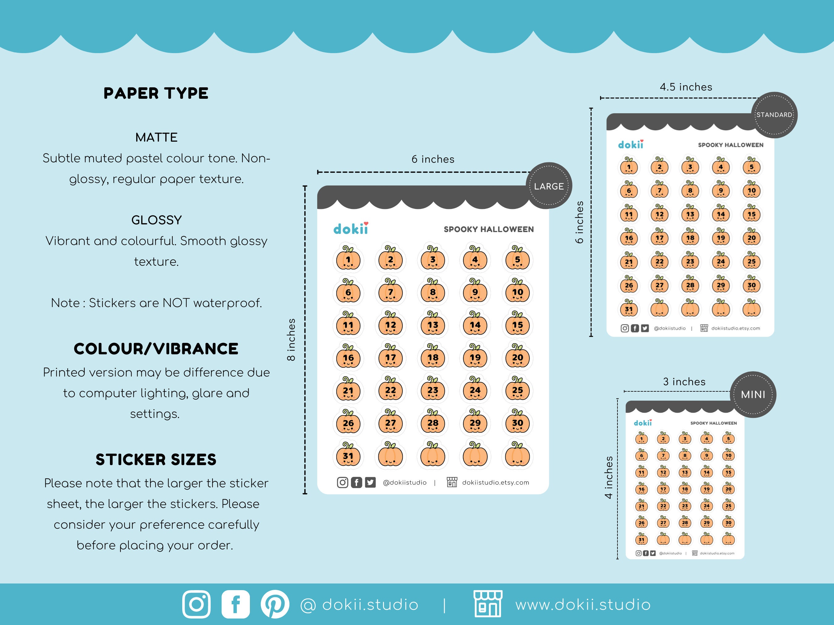 Kawaii Countdown Sticker Sheet | Cute Calendar Countdown Planner ...