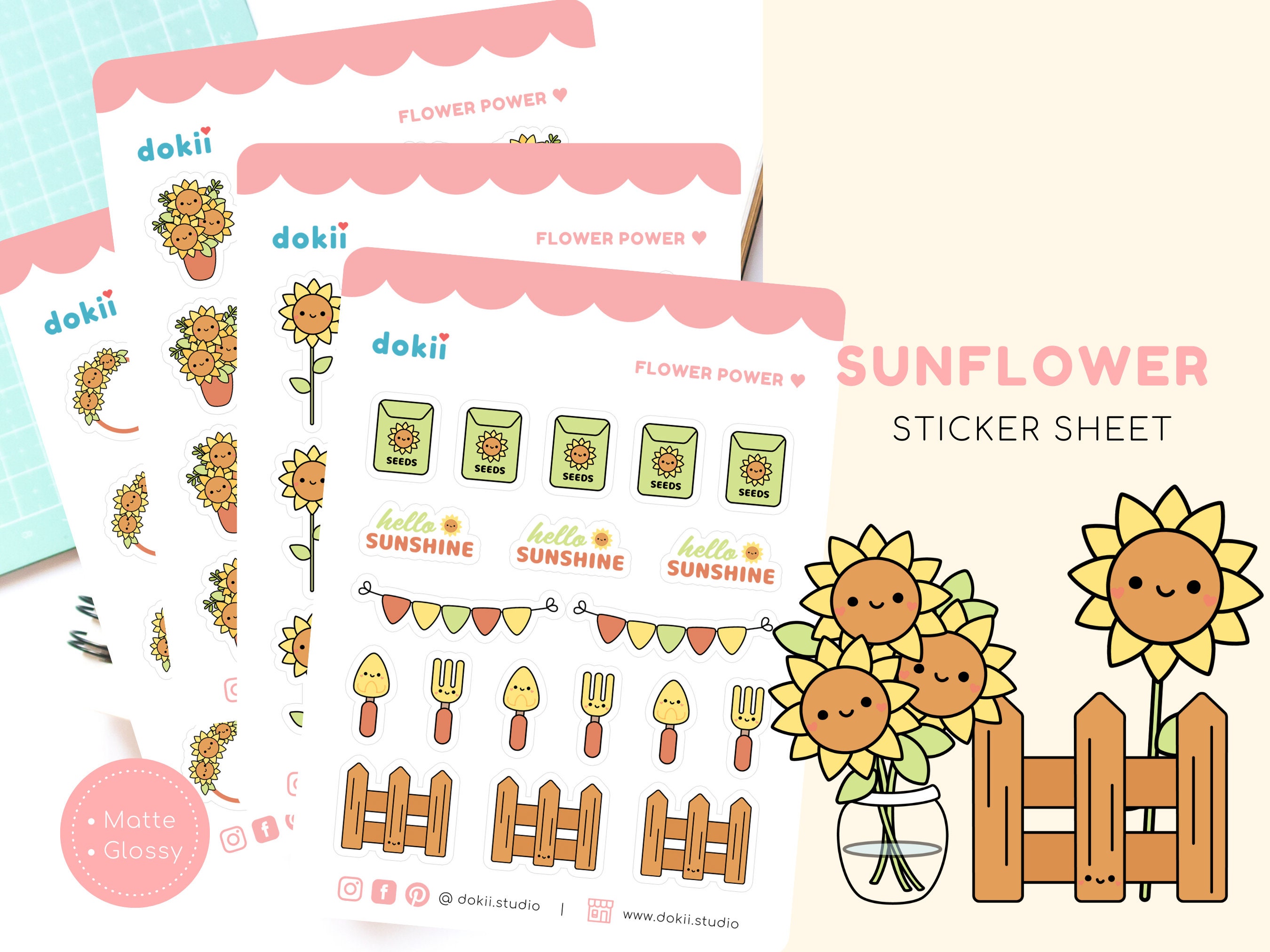 Trash Day Luna Stickers Planner Stickers Cute Character Girl 