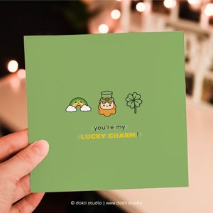 de voeux pour la Saint-Patrick | Jeu de mots pour la Saint-Patrick, porte-bonheur, lutin, trèfle porte-bonheur, trèfle à 4 feuilles, Saint-Paddy irlandais