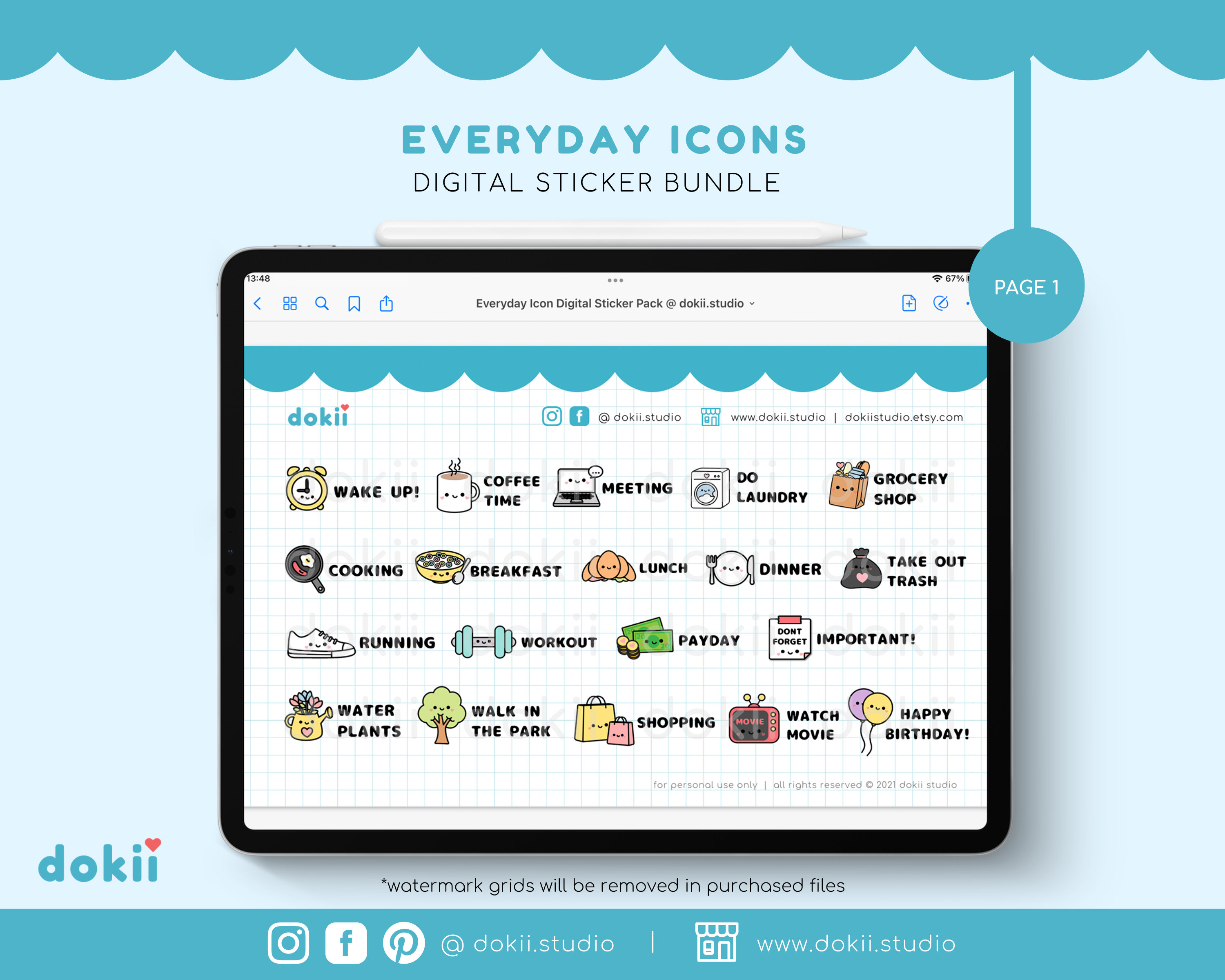 Funny iPhone Planner Stickers