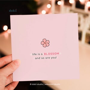 桜のカード バレンタイン | かわいい日本の桜のカード かわいい日本の桜のカード 記念日 愛 日本 春の花 プリント イギリス