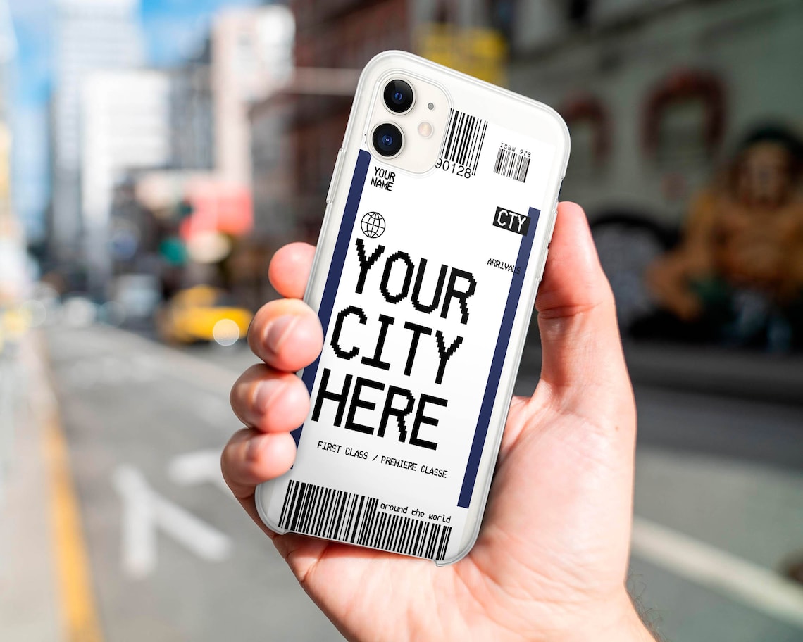 Travel Case for Iphone 12 Fly Ticket Phone Boarding Pass Etsy